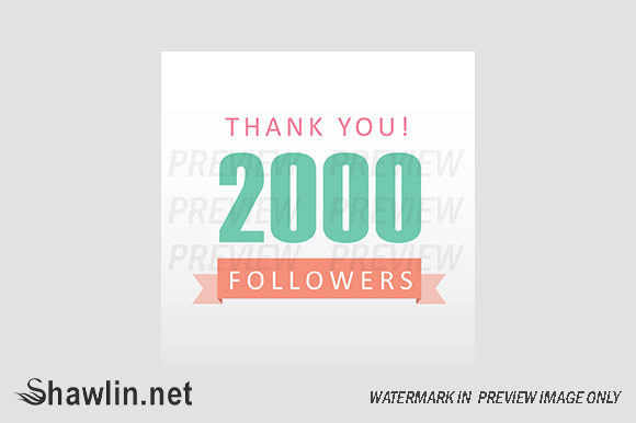 2000 Followers Thank You