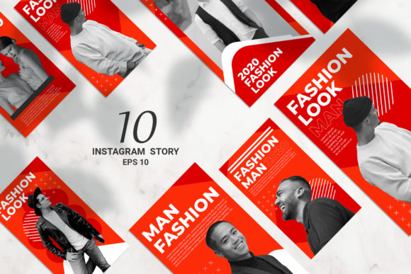 Fashion Instagram Stories Vector