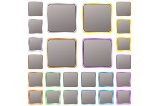 Grey Metallic Button Set: A Versatile Design Solution for Modern Projects