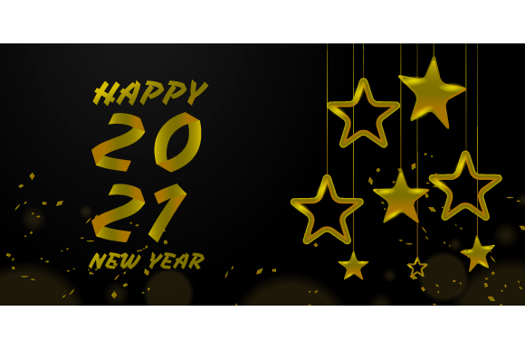 Happy New 2021 Year Background Concept: A Celebration of Renewal and Hope
