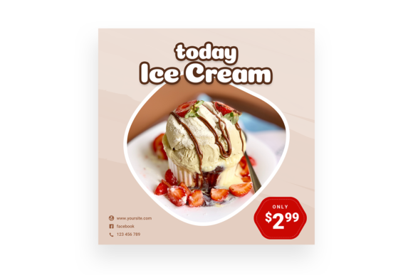 Today Ice Cream - Instagram Post