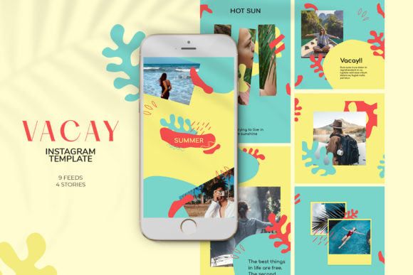 Vacay Instagram Templates for Creative Projects
